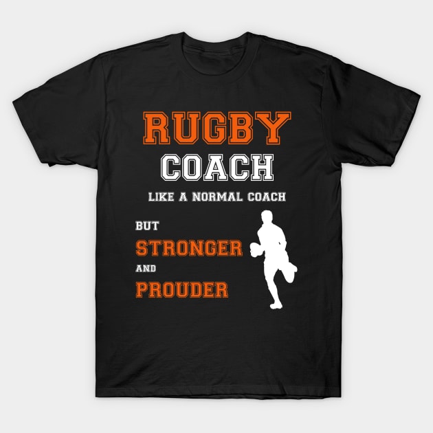 Funny Rugby Player Tshirt Practice Team Coach Gift T-Shirt by Anfrato